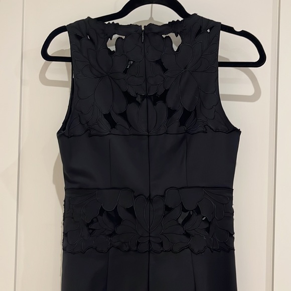 Sachin + Babi Noir size 6 black dress with lace cutouts - Picture 6 of 7